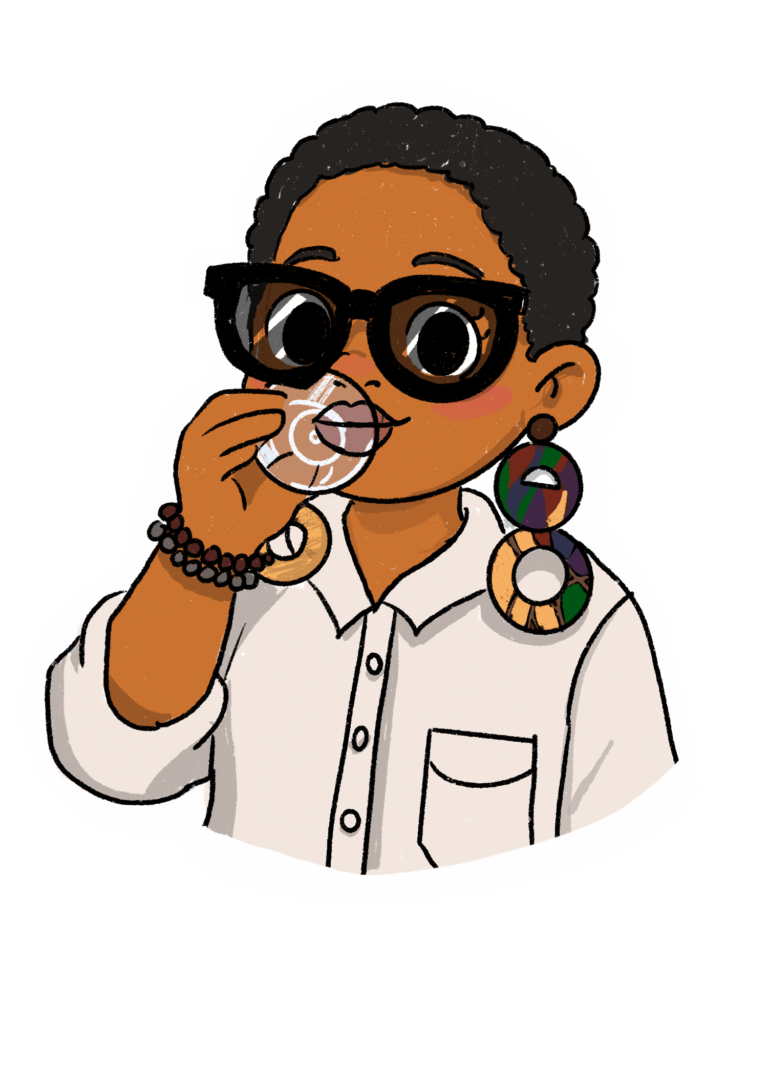 Danyelle die-cut sticker