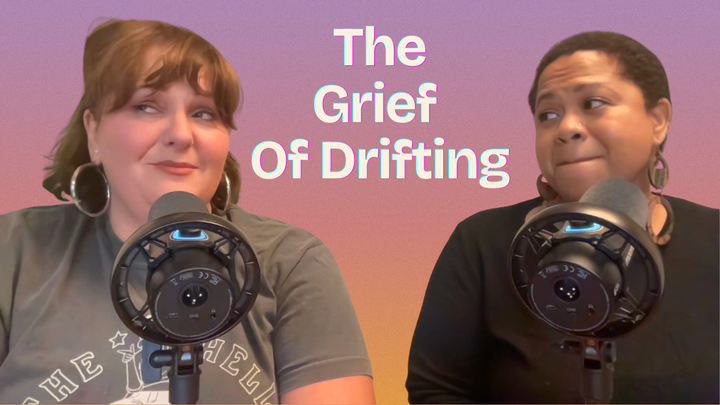 Michelle and Danyelle at the mic — The Grief Of Drifting